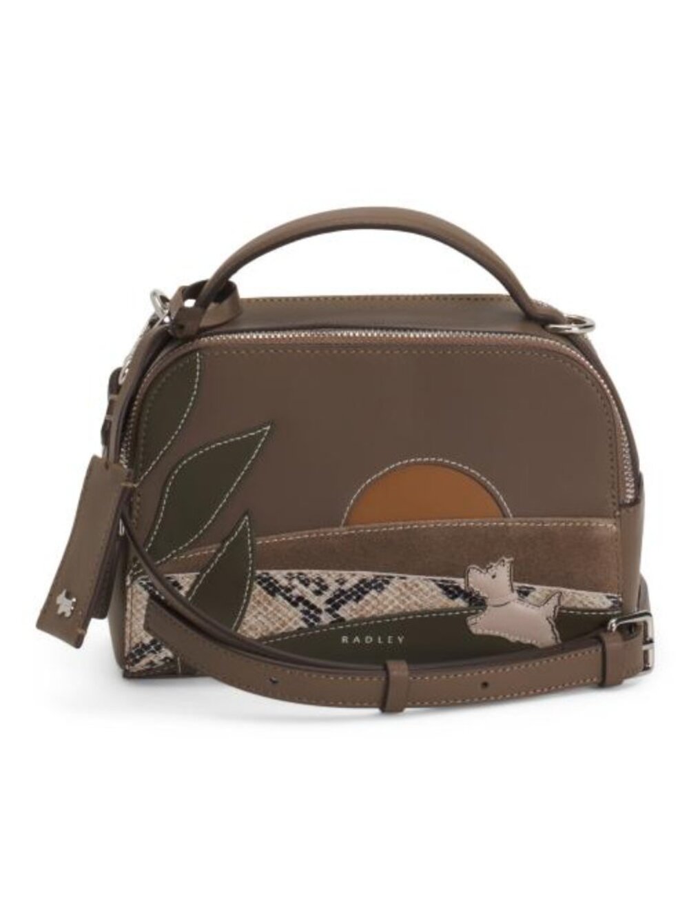 RADLEY LONDON Leather Over The Hills Small Zip Top Crossbody